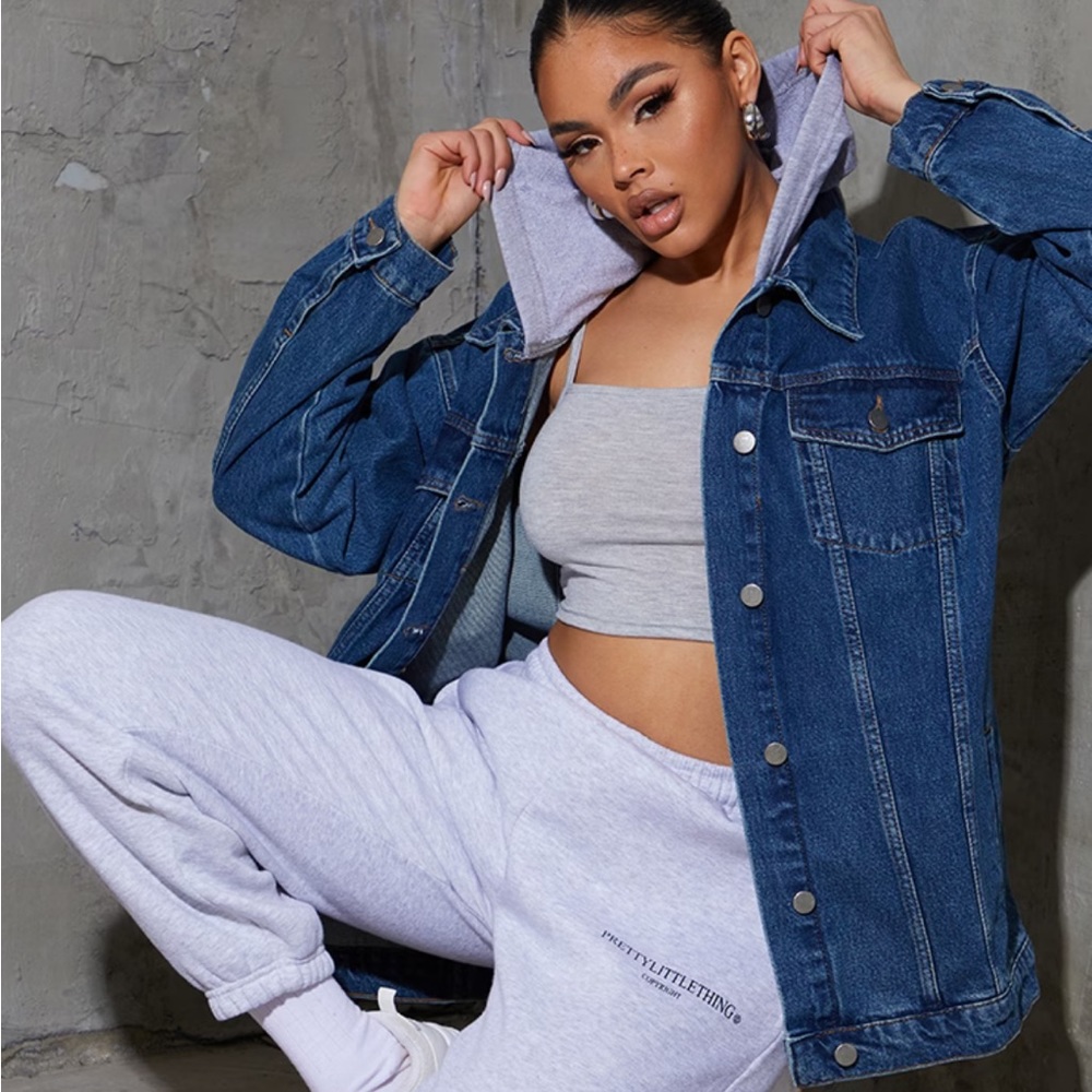 Pretty little thing oversized jean jacket